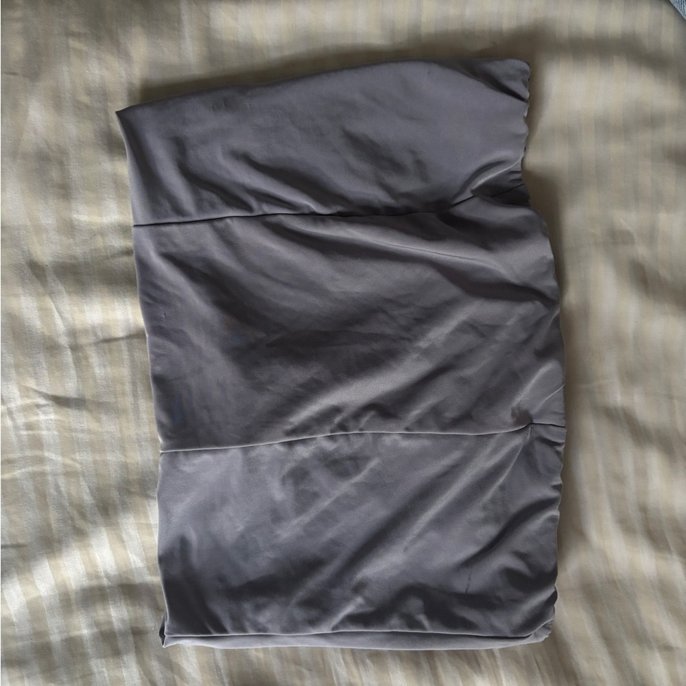 PrettyLittleThing Silver Tube Top